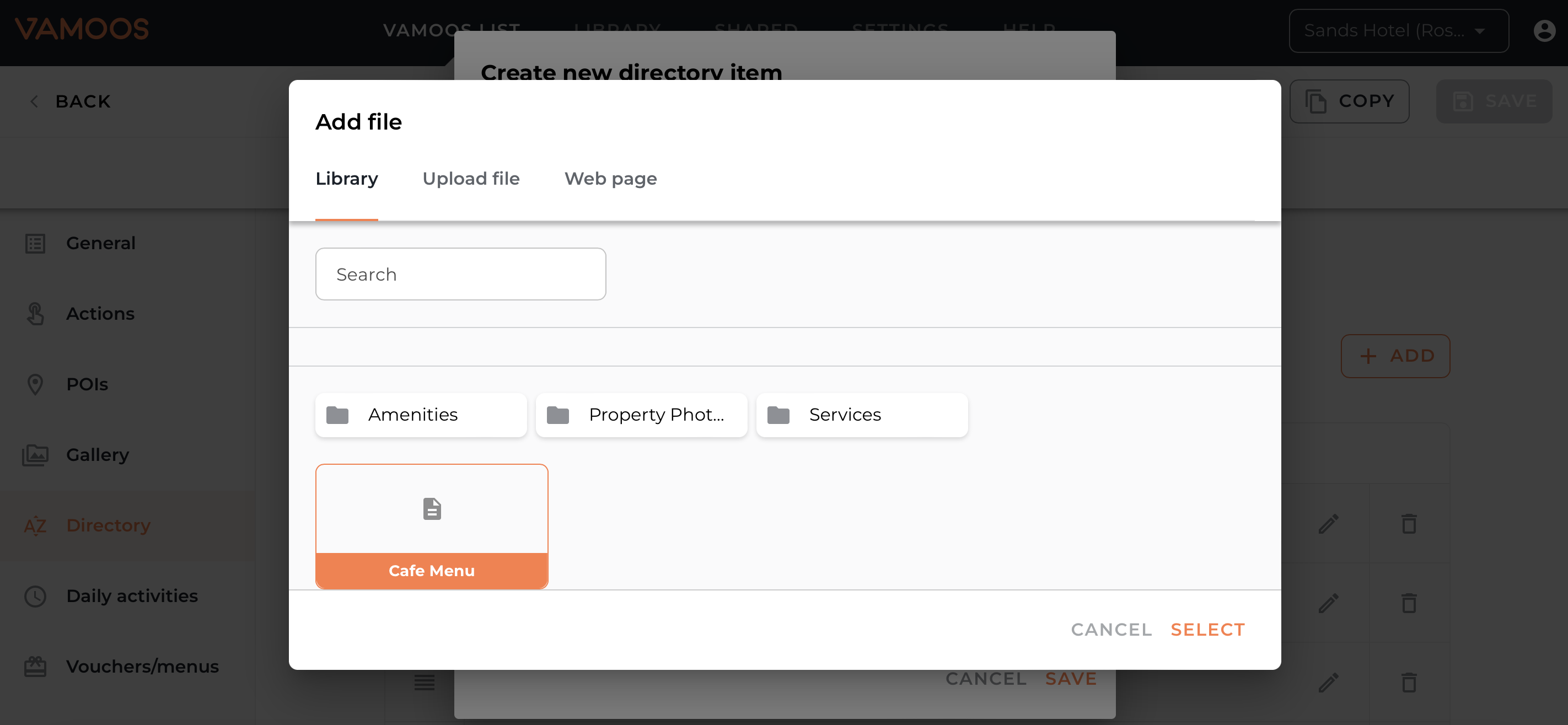 File and link upload