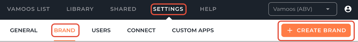 Create branding profile screenshot