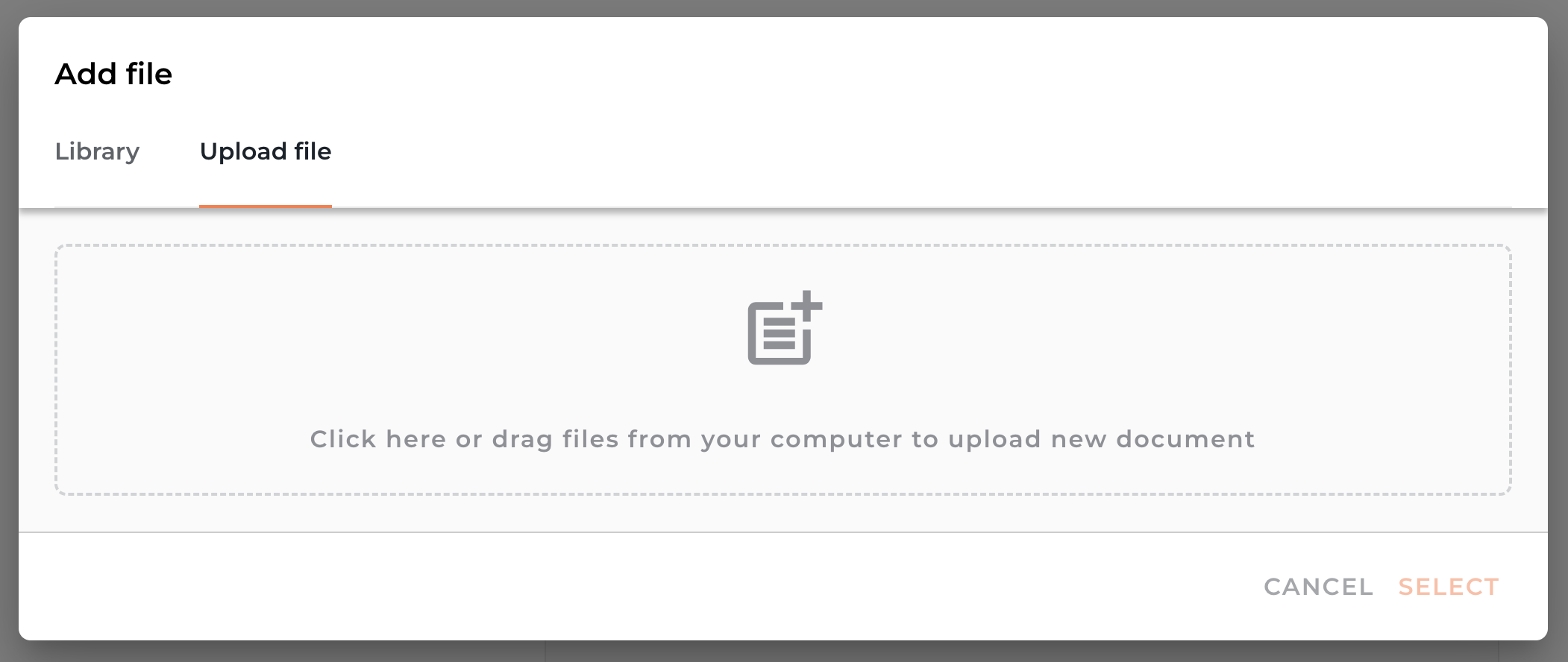 Upload logo screenshot