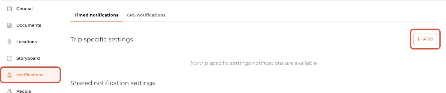 Add timed notification