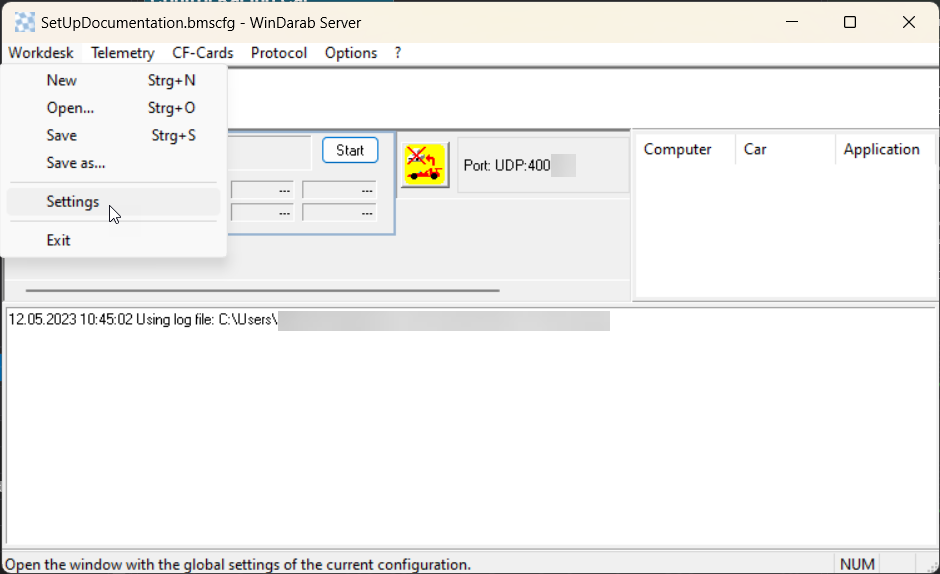 Configuring Bosch WDServer configuring-bosch-wdserver