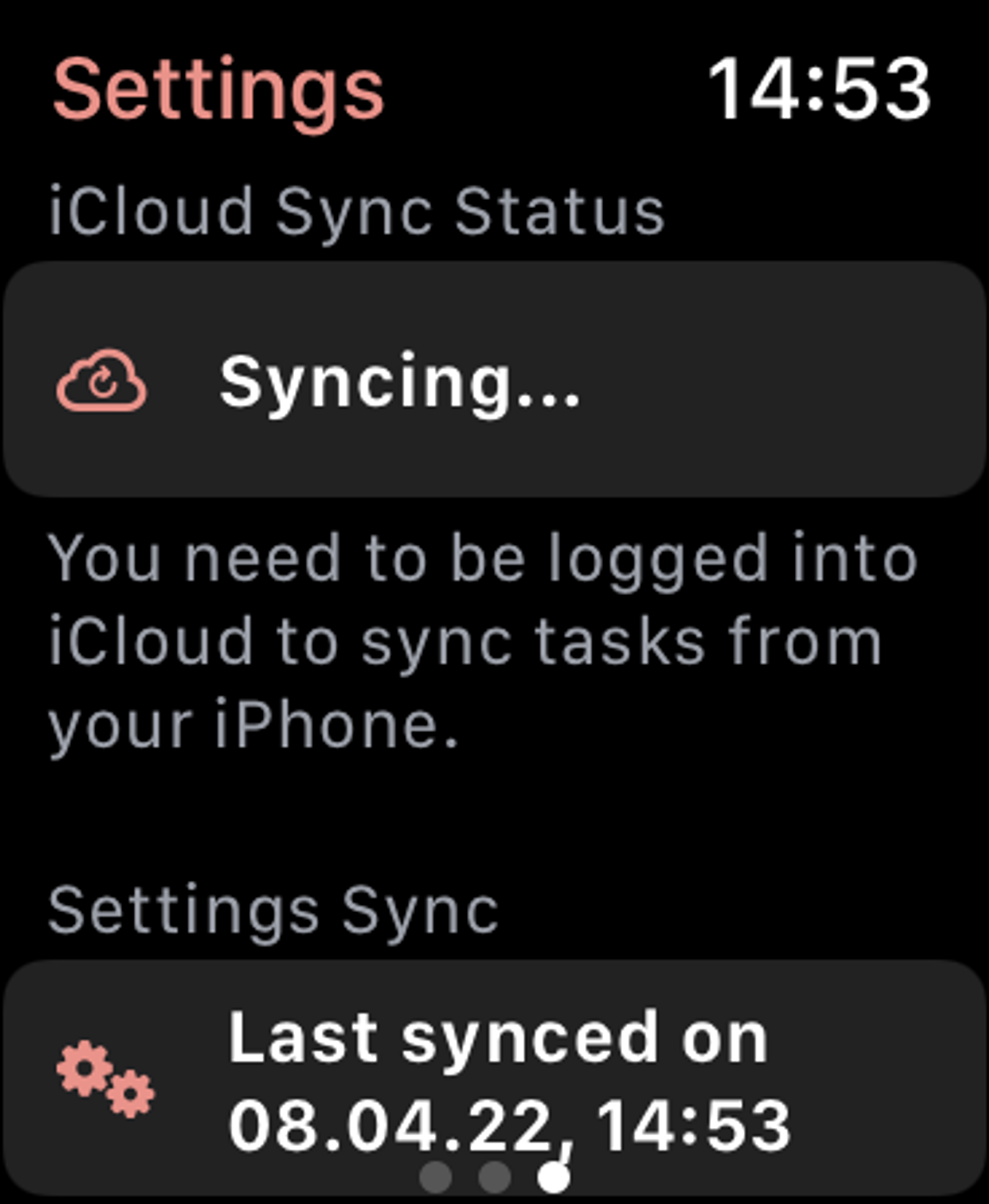 Apple watch sync online iphone