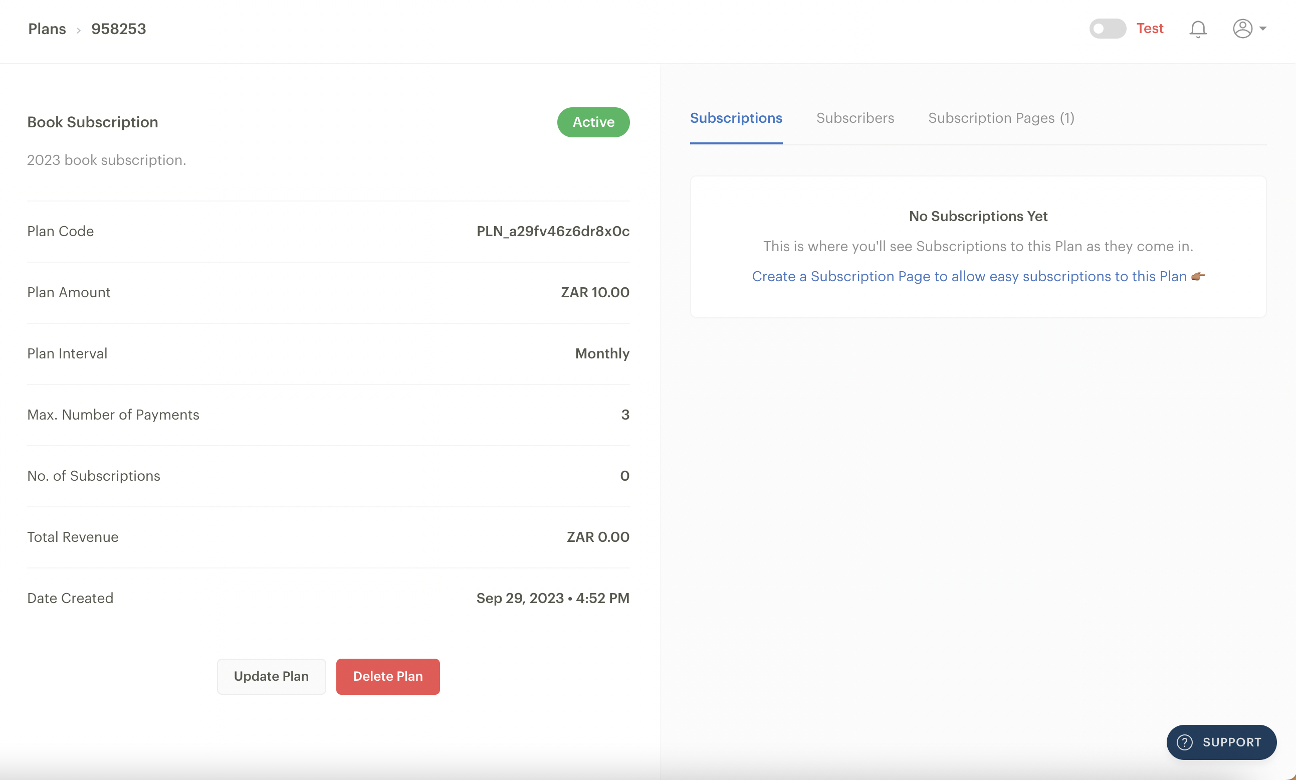 created plan main page.png